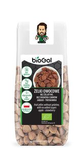 Fruchtgummis ohne Gelatine ohne Zuckerzusatz Apfel - Erdbeere glutenfrei BIO 90 g - BIOGOL - Biogo.de